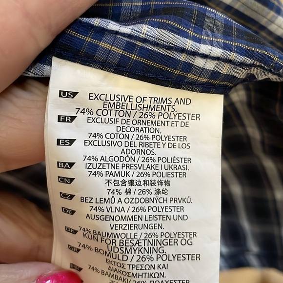 5.11 Tactical Snap Button Plaid Shirt Size XL - Picture 5 of 7